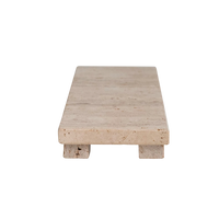 Cojio Footed Travertine Tray