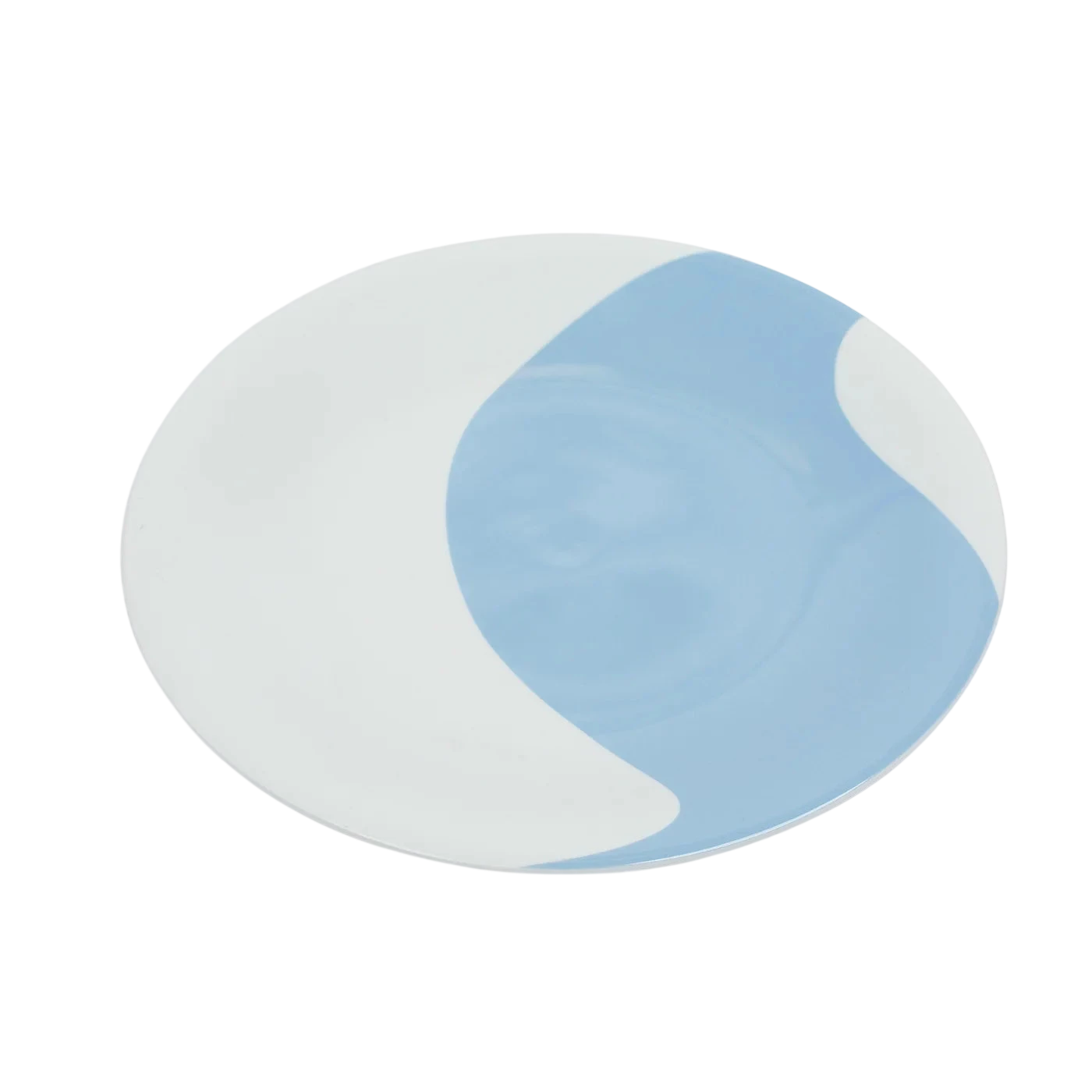 Colorblock Porcelain Dinner Plates (Set of 4)
