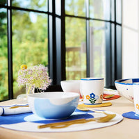 Colorblock Porcelain Bowls (Set of 4)