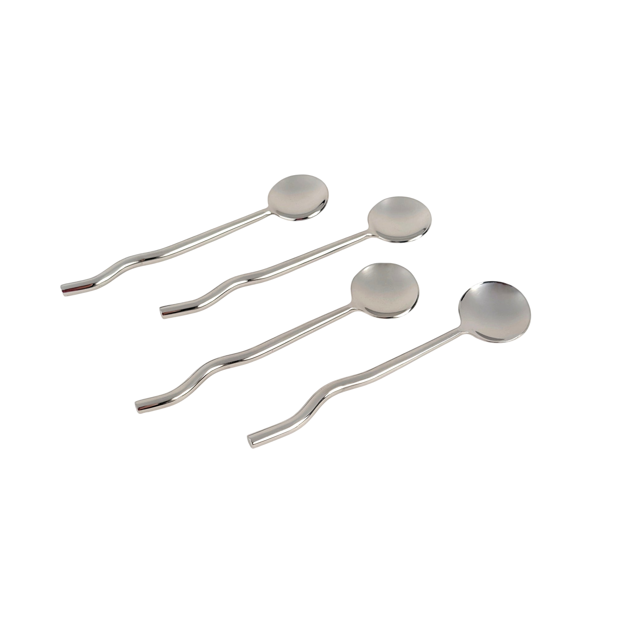 Nadia Spoon Steel (Set of 4) by MESO