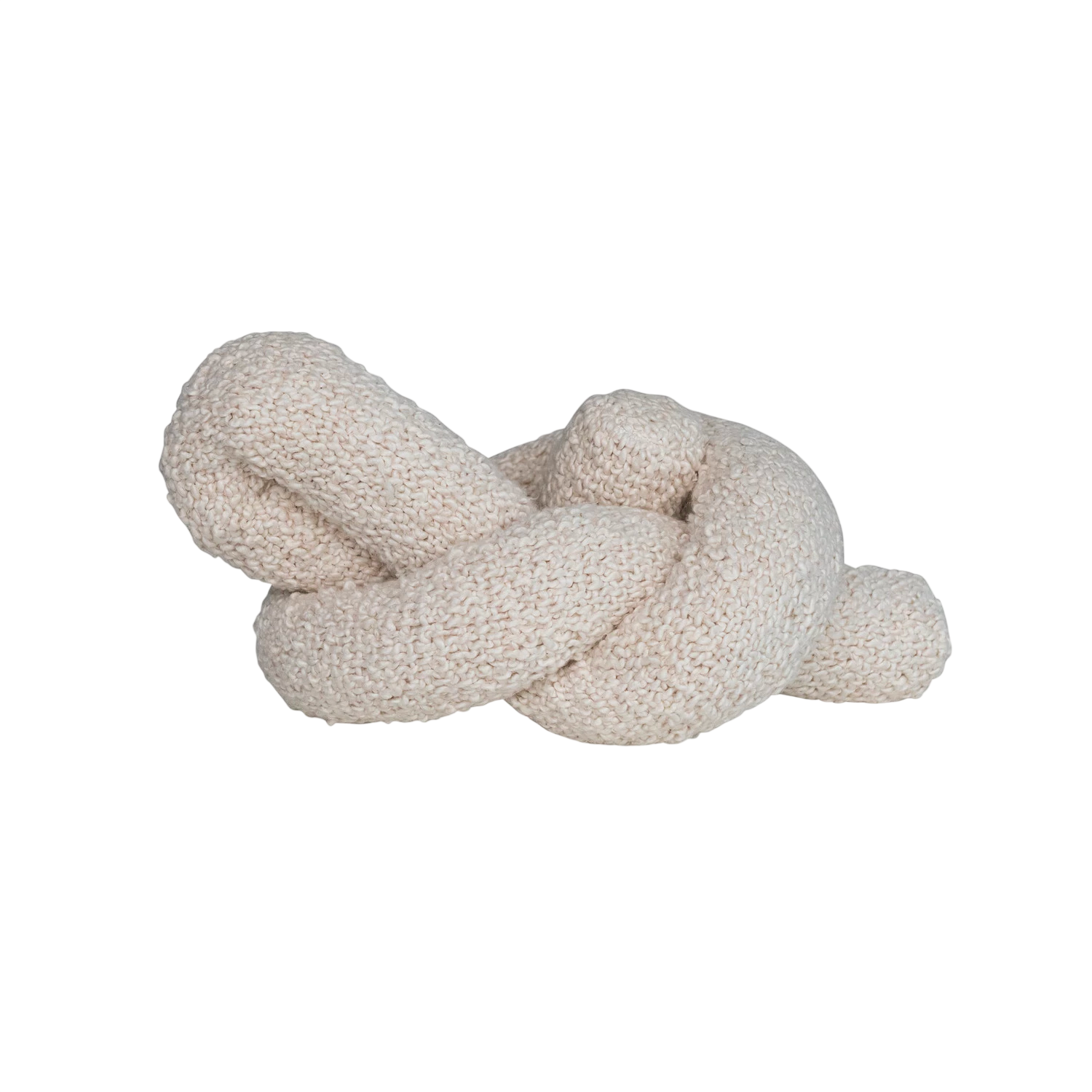 Cotton Bouclé Knot Pillow