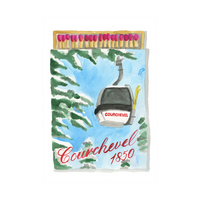 Courchevel Matchbook Art Print