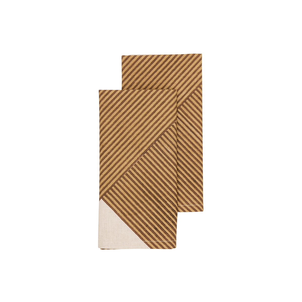 Nutmeg Crosshatch Napkin
