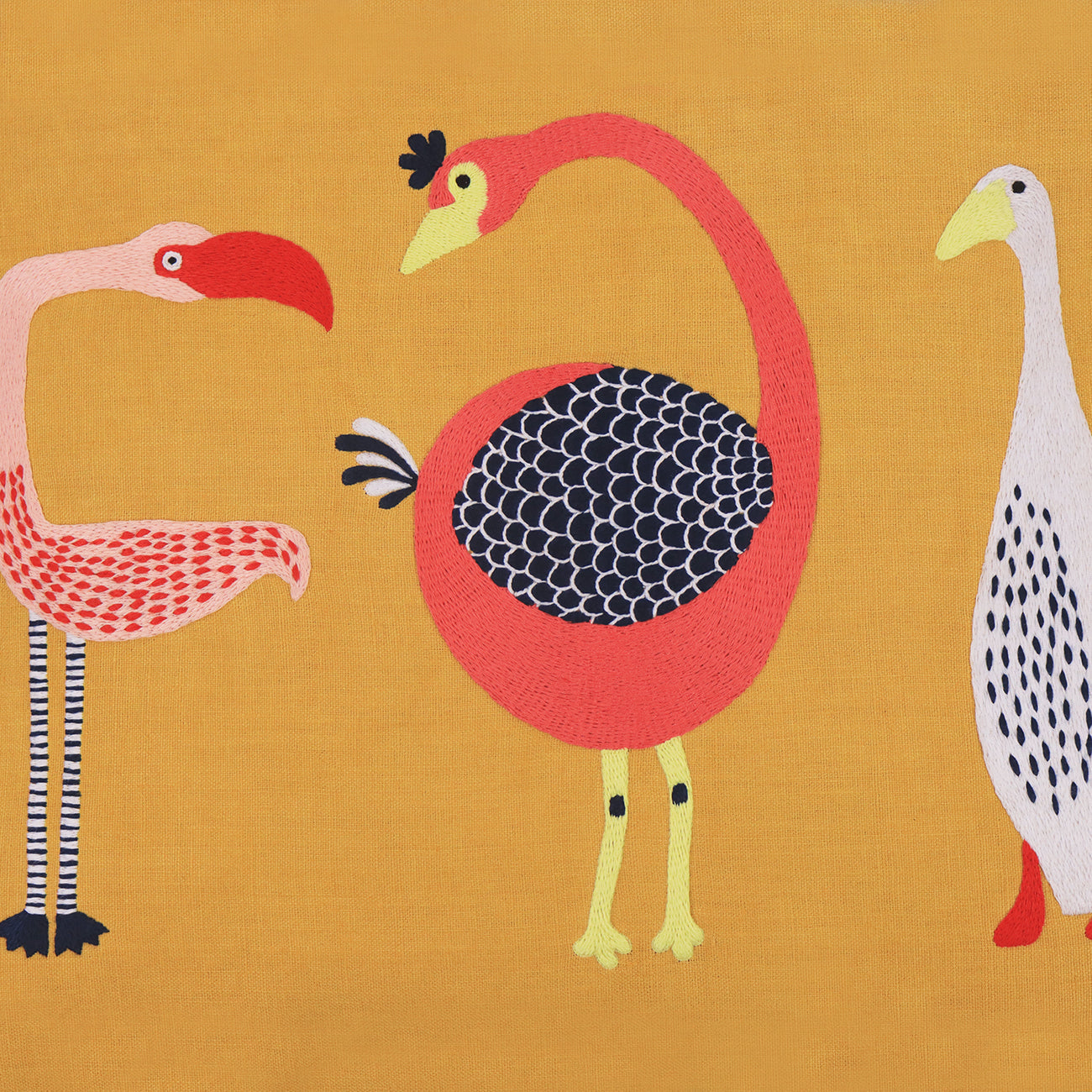 Birds Pillow Cover 20x20 in