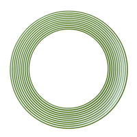 Newport Stripe Rimmed Dinner Plate