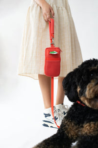 Original Neoprene Dog Walk Bag with Leash