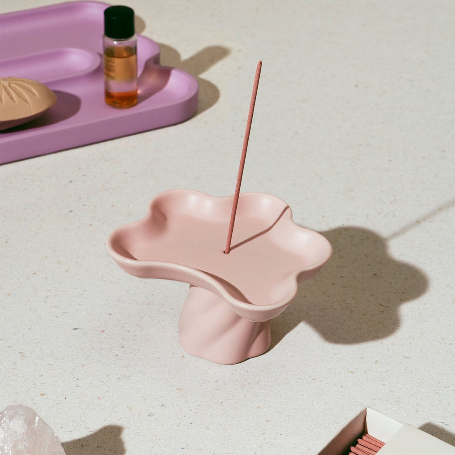 OCTAEVO Templo Incense Holder - Pink