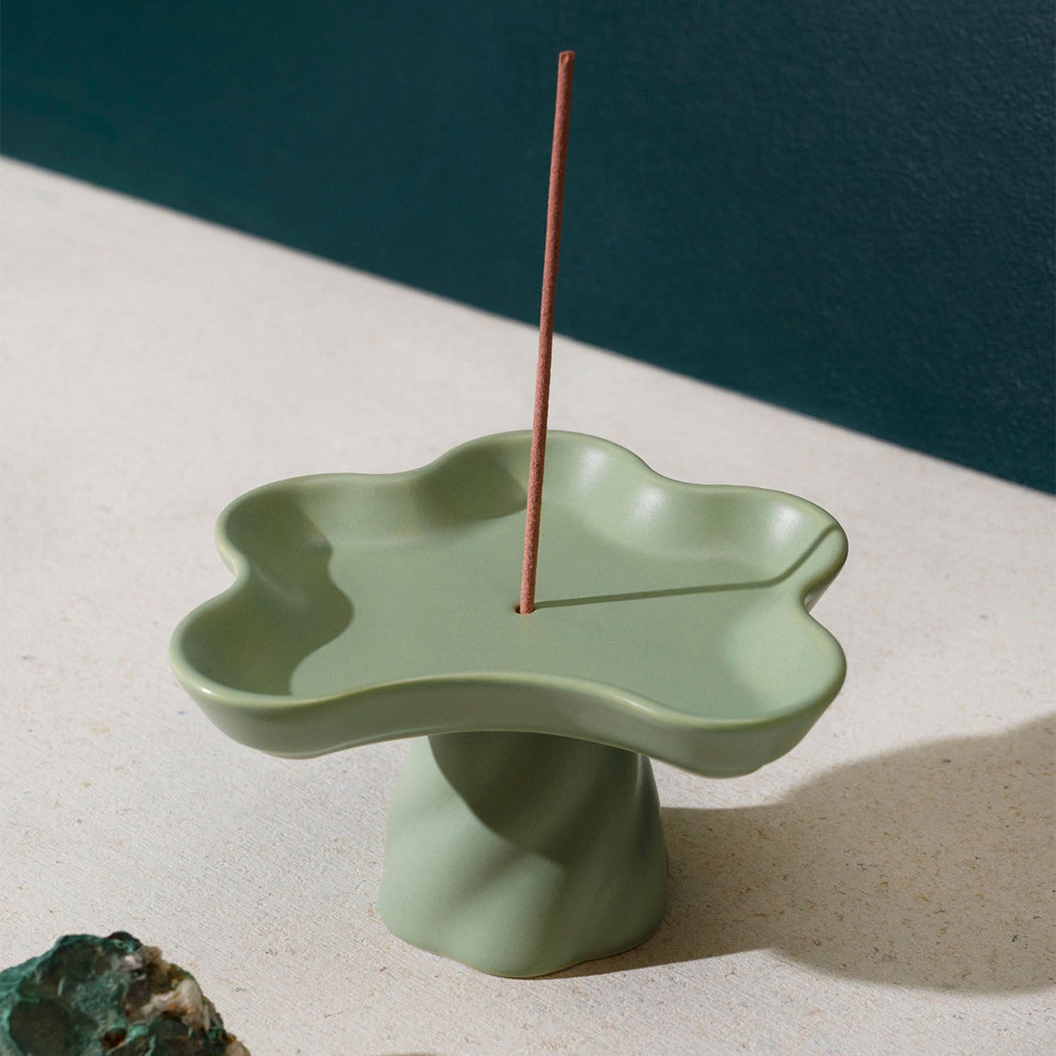 OCTAEVO Templo Incense Holder - Green