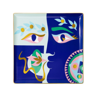OCTAEVO Claire Johnson Ceramic Tray - Blue