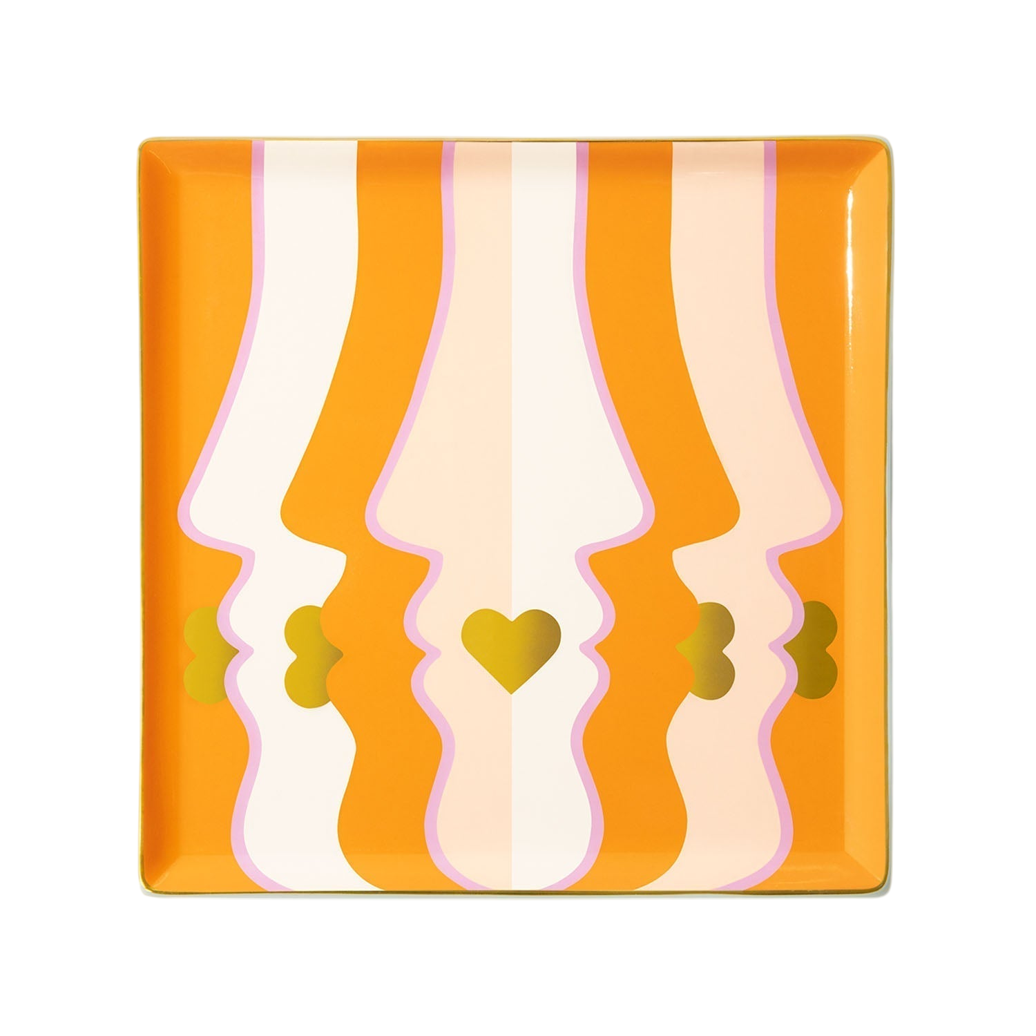 OCTAEVO Beso Ceramic Tray - Orange