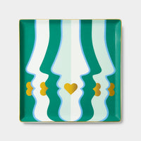 OCTAEVO Beso Ceramic Tray - Green