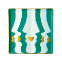 OCTAEVO Beso Ceramic Tray - Green