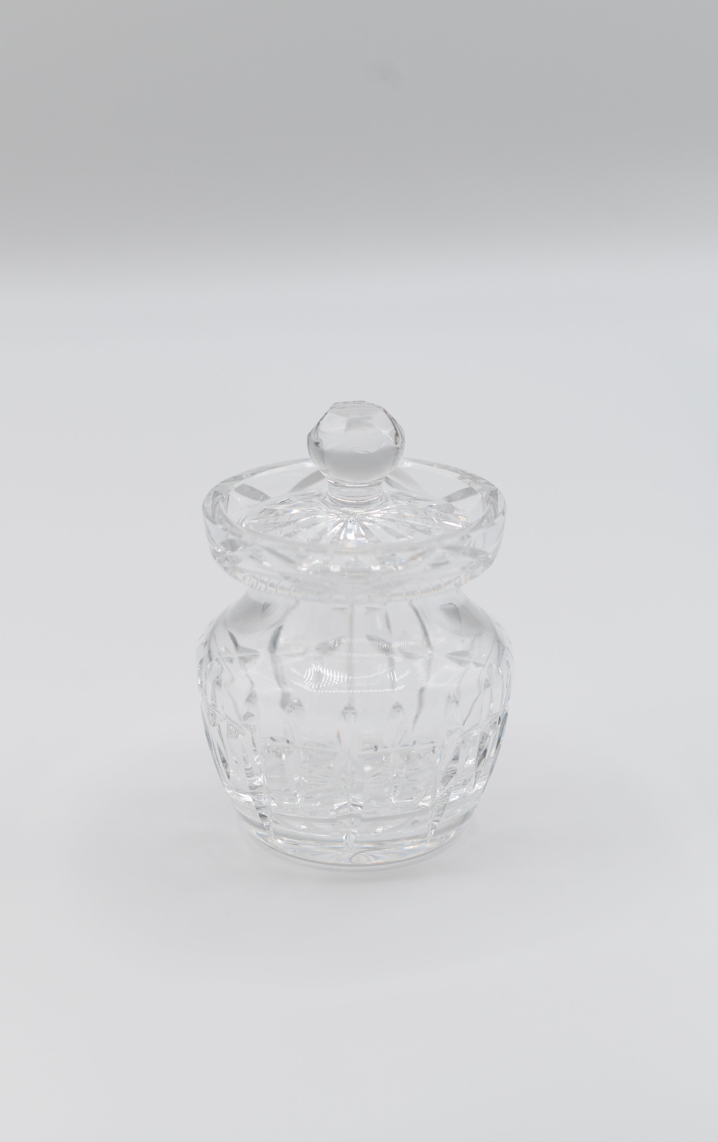 Vintage Crystal Sugar Bowl