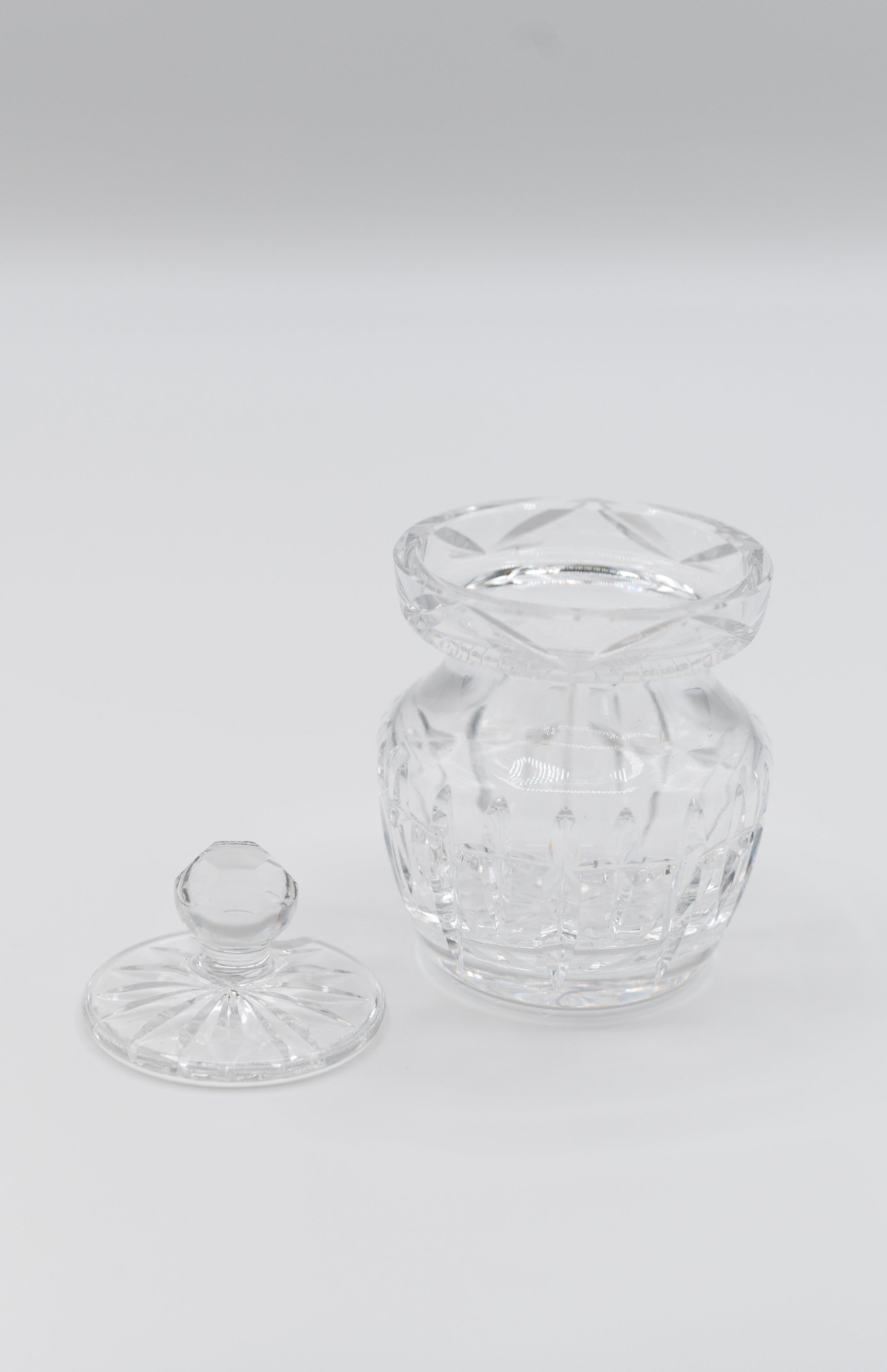 Vintage Crystal Sugar Bowl
