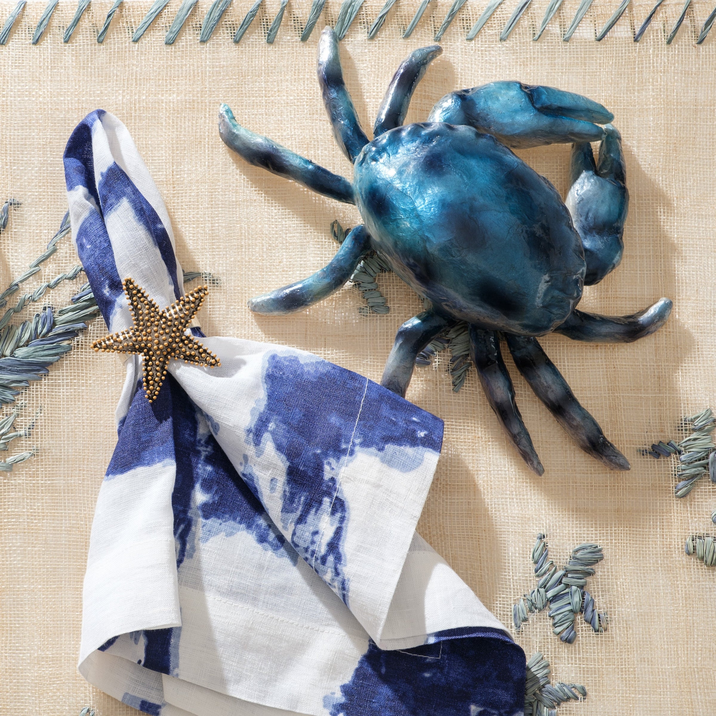 Nantucket Starfish Napkin Rings (Set of 4)