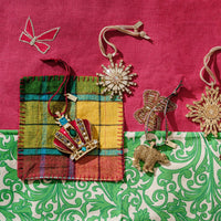 Dazzling Snowflake Hanging Ornament - Gold