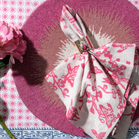 Garden Print Napkin - Pink (Set of 2)