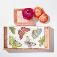 Capiz Trays - Pink (Set of 2)