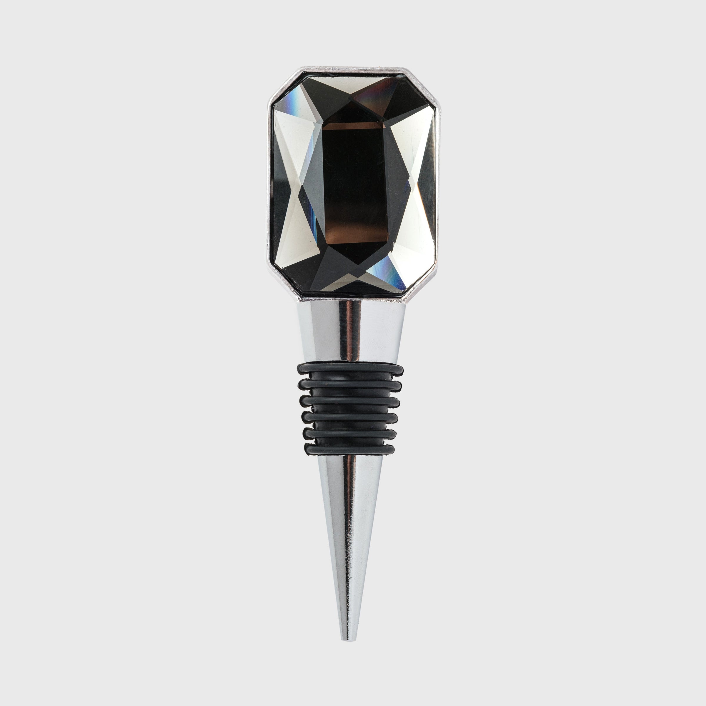 Single Gem Wine Stopper - Dark Crystal