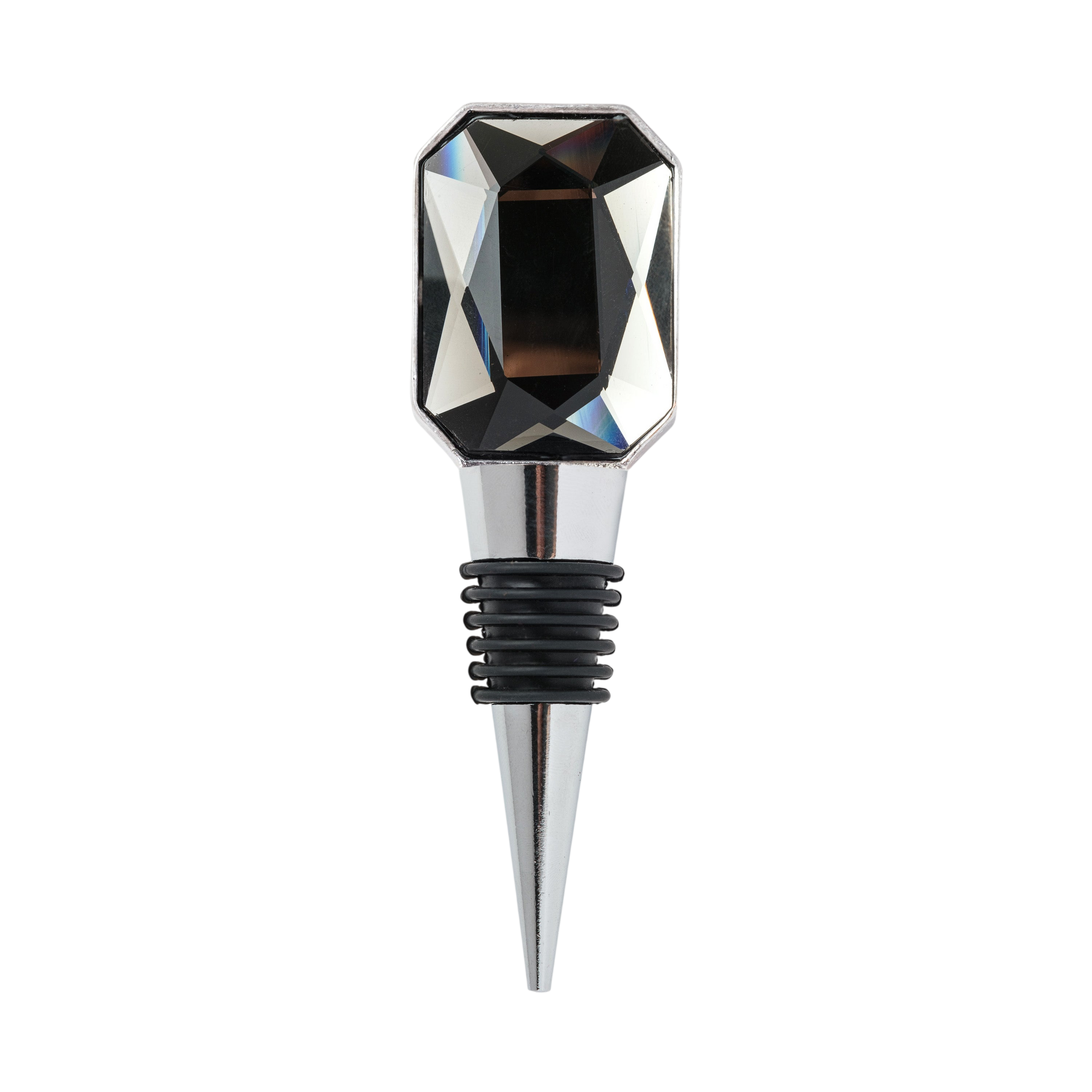 Single Gem Wine Stopper - Dark Crystal