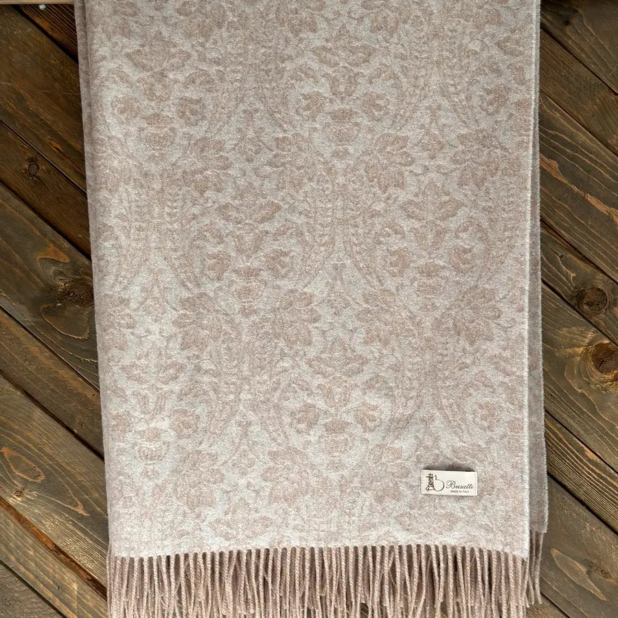 Djibouti Pure Wool Jacquard Throw