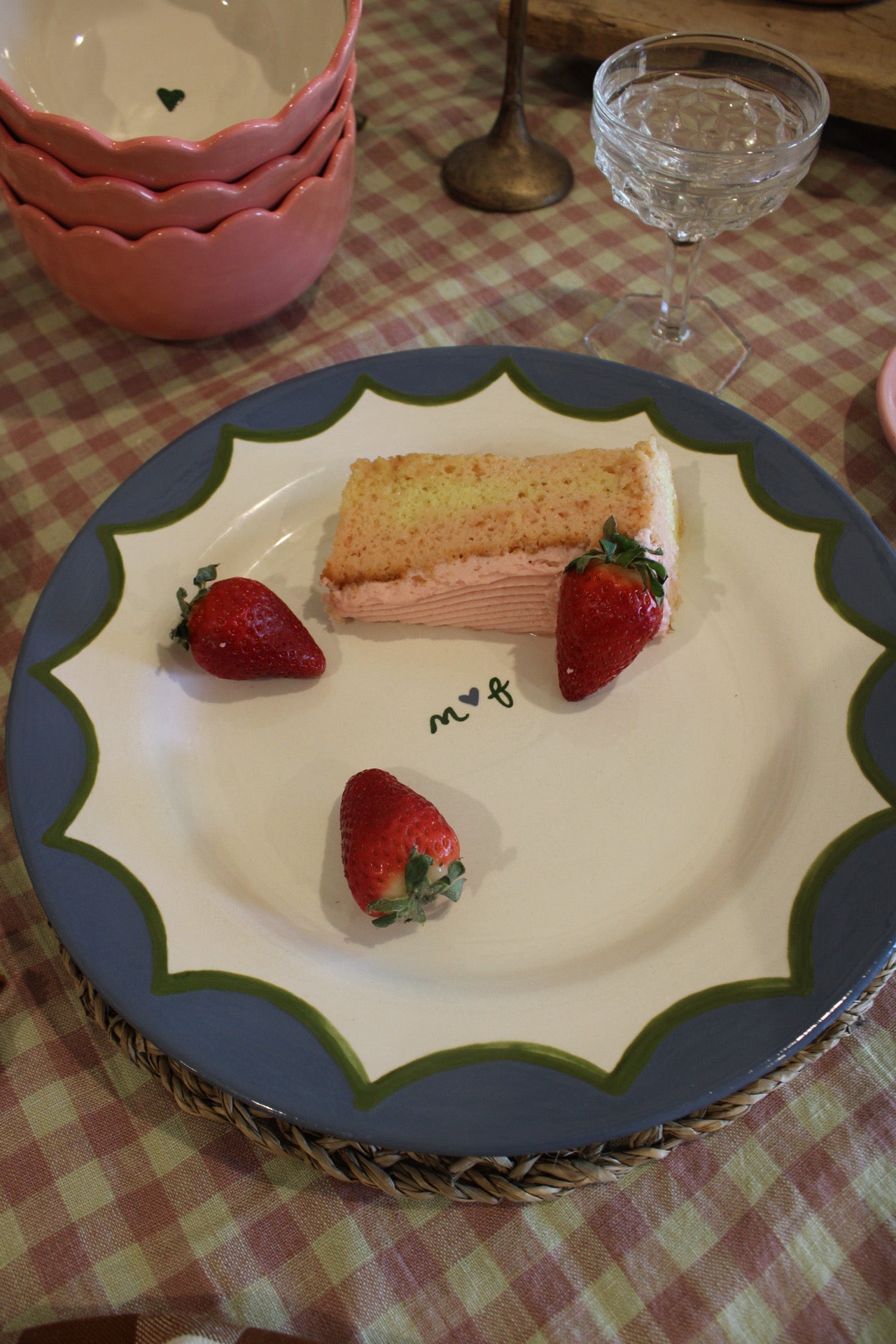 Hand-Painted Custom Dinner Plates