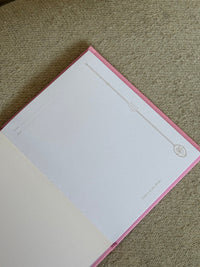 Letters to the Bride Book in Pink