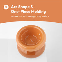 Soufflé Pet Bowl - Amber Orange