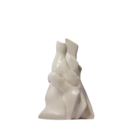 Embracing Unity Recycled Ceramics Vase Beige