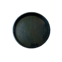 Edison Black Ribbed Tray