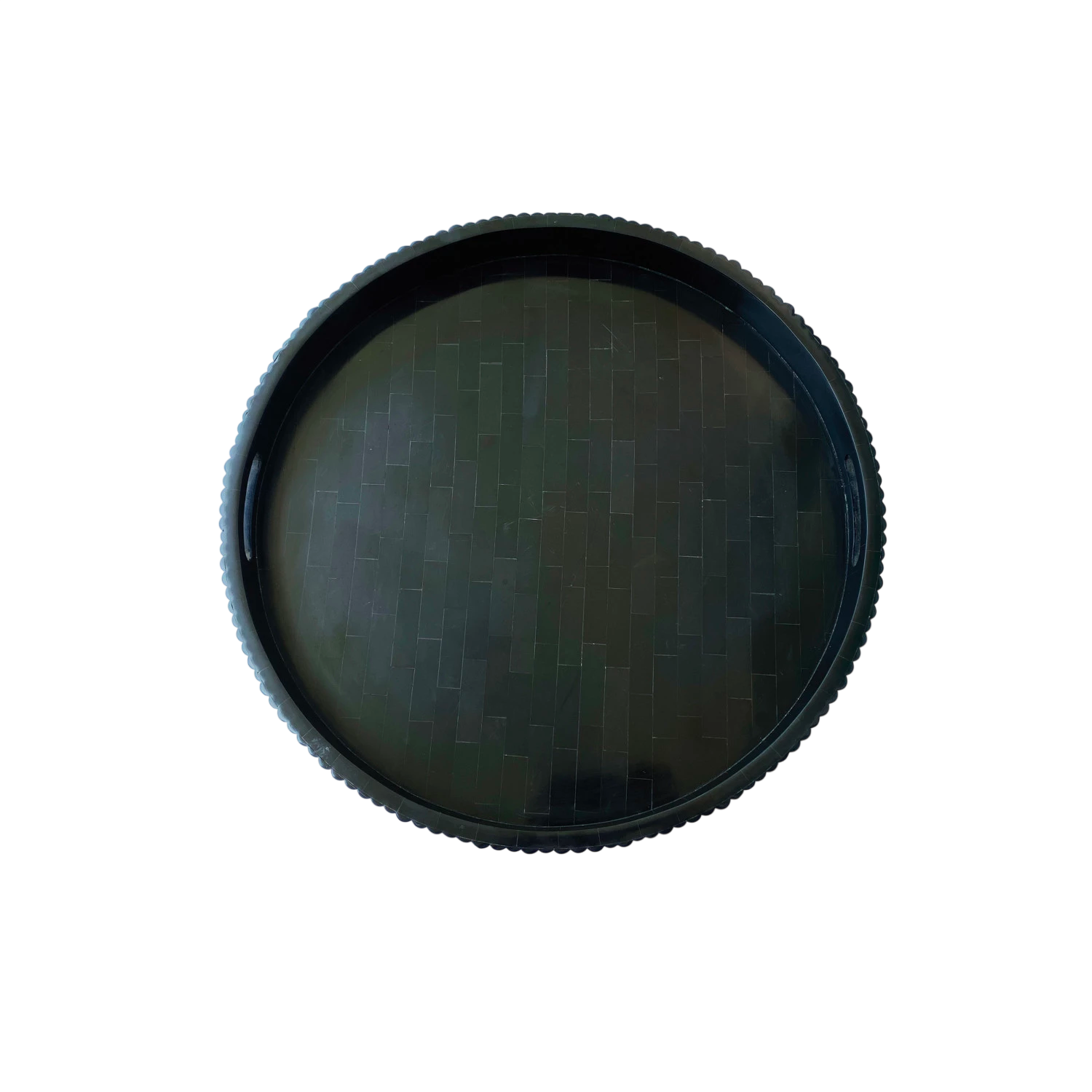 Edison Black Ribbed Tray