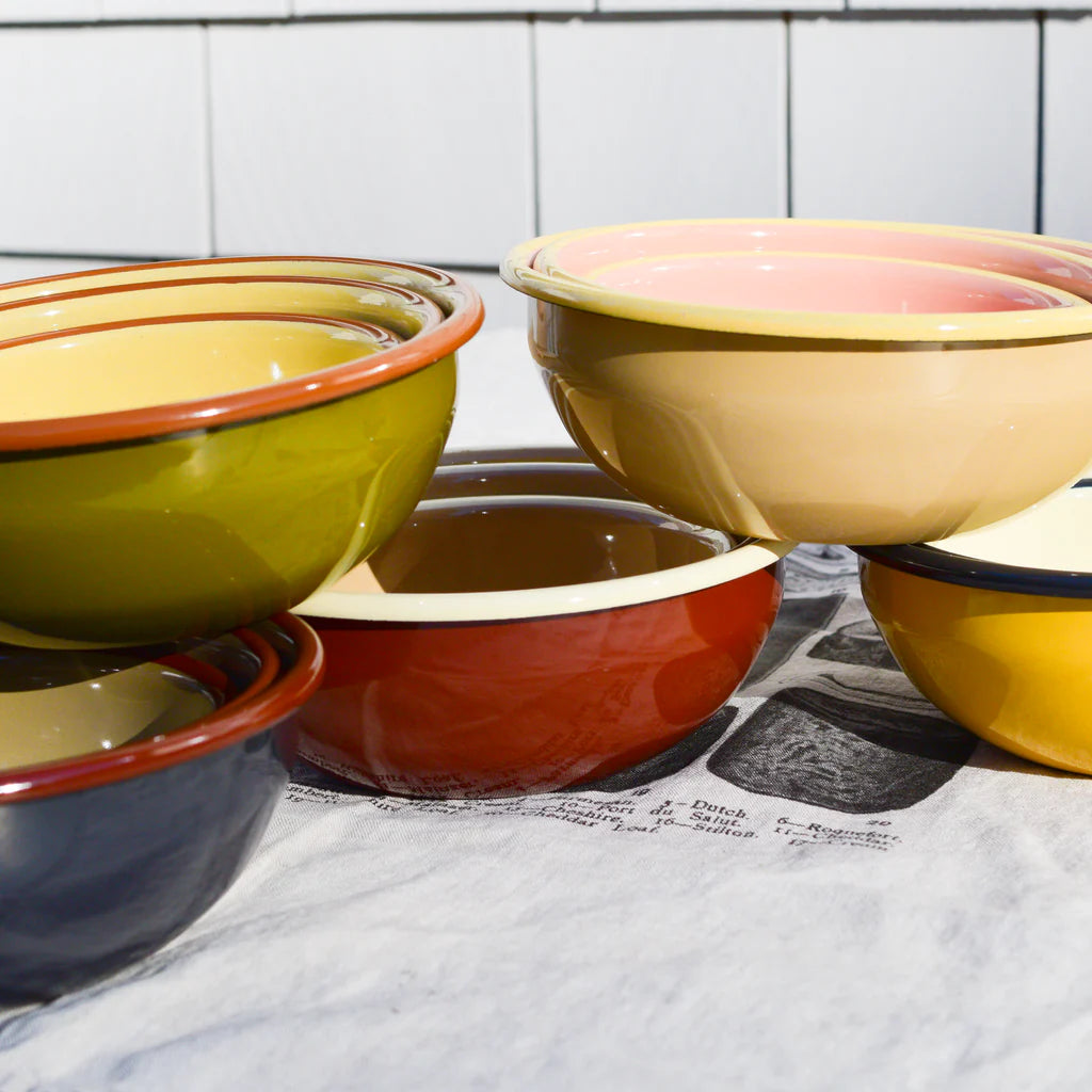 Enamel Bowls (Set of 3)