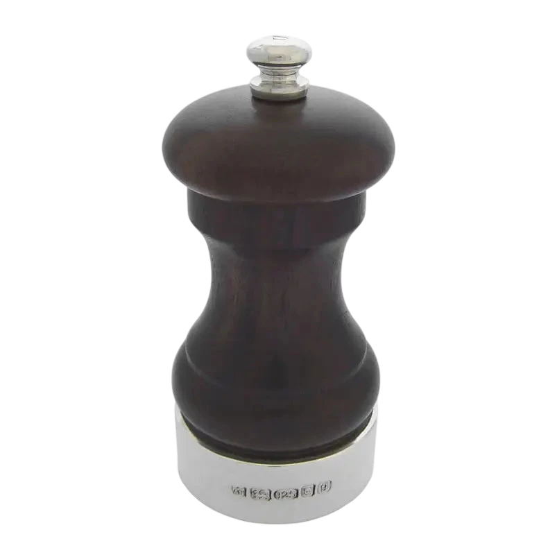 English Sterling/Wood Salt Grinder