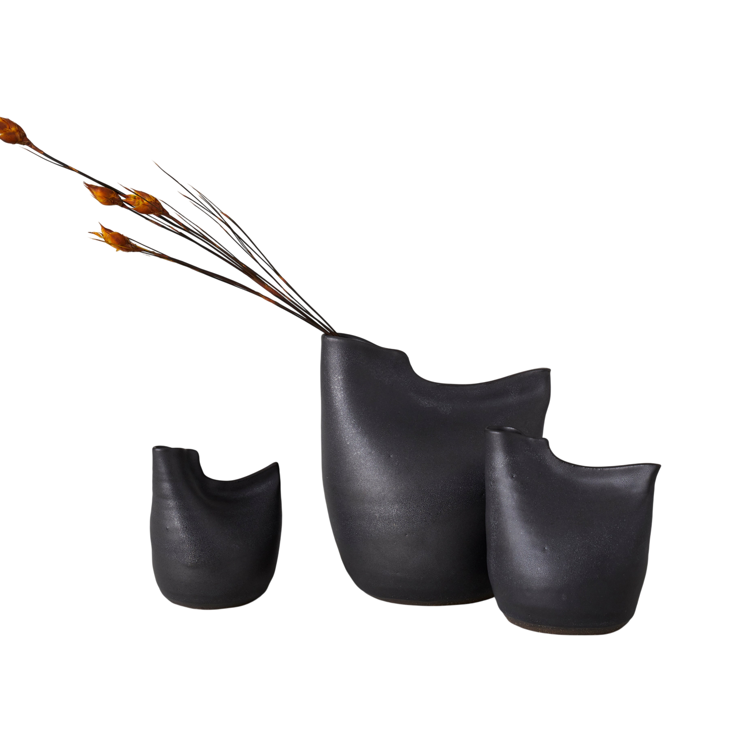 Bird Vase, Black