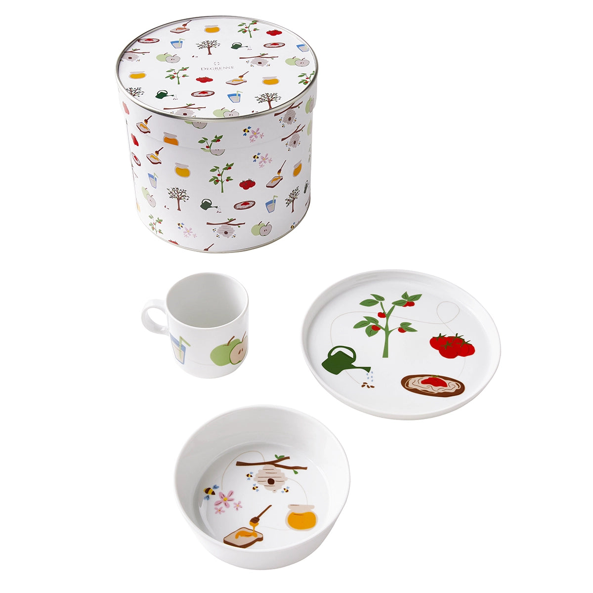 Eveil Gourmand - Children 3 Piece Tableware Set