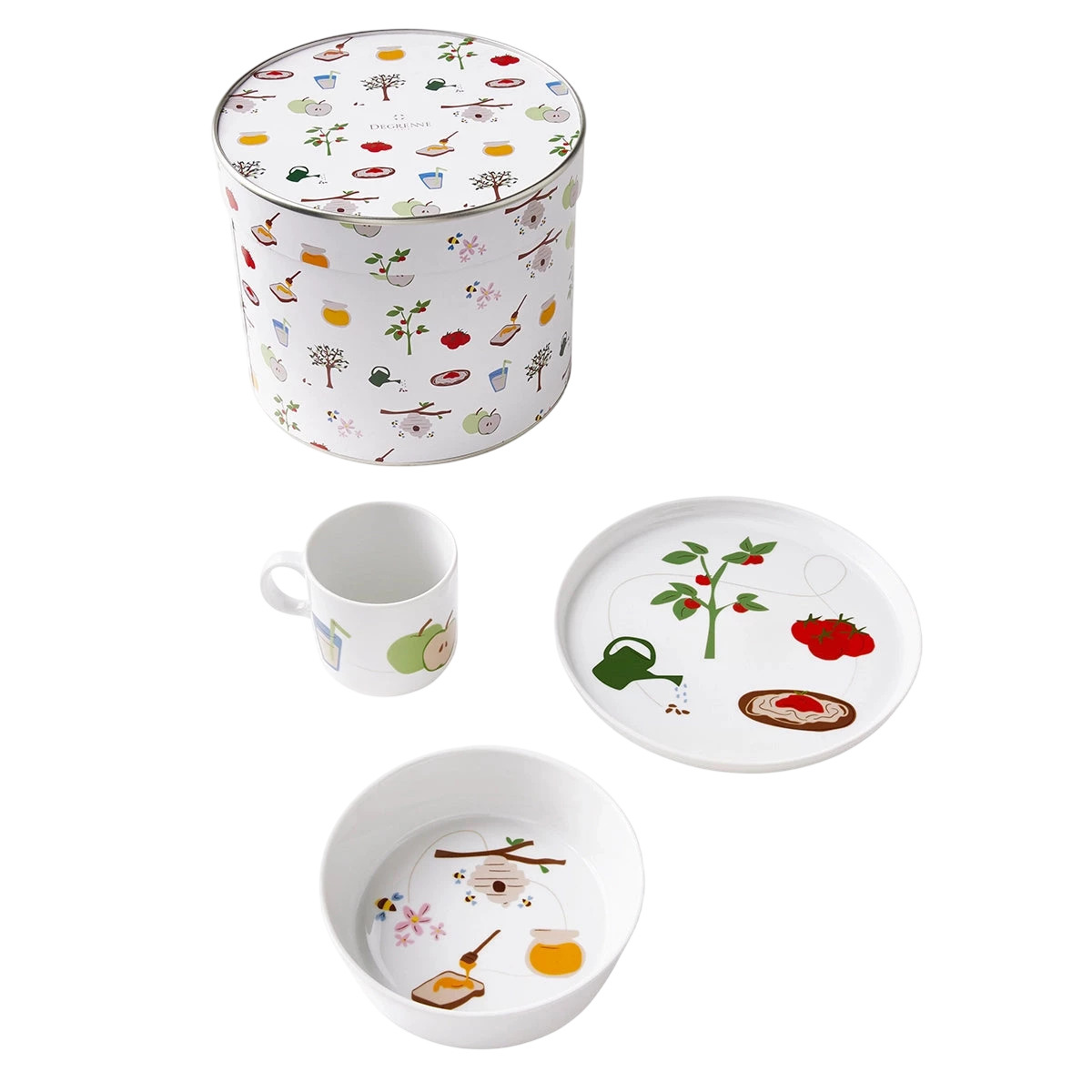 Eveil Gourmand - Children 3 Piece Tableware Set
