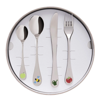 Eveil Gourmand - Children 4 Piece Flatware Set