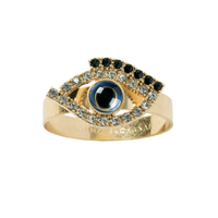 Skinny Evil Eye Napkin Rings (Set of 4)