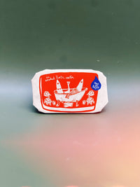 Tinned Fish Candle - Smoked Rose Water (Roses and Campfire Scented)