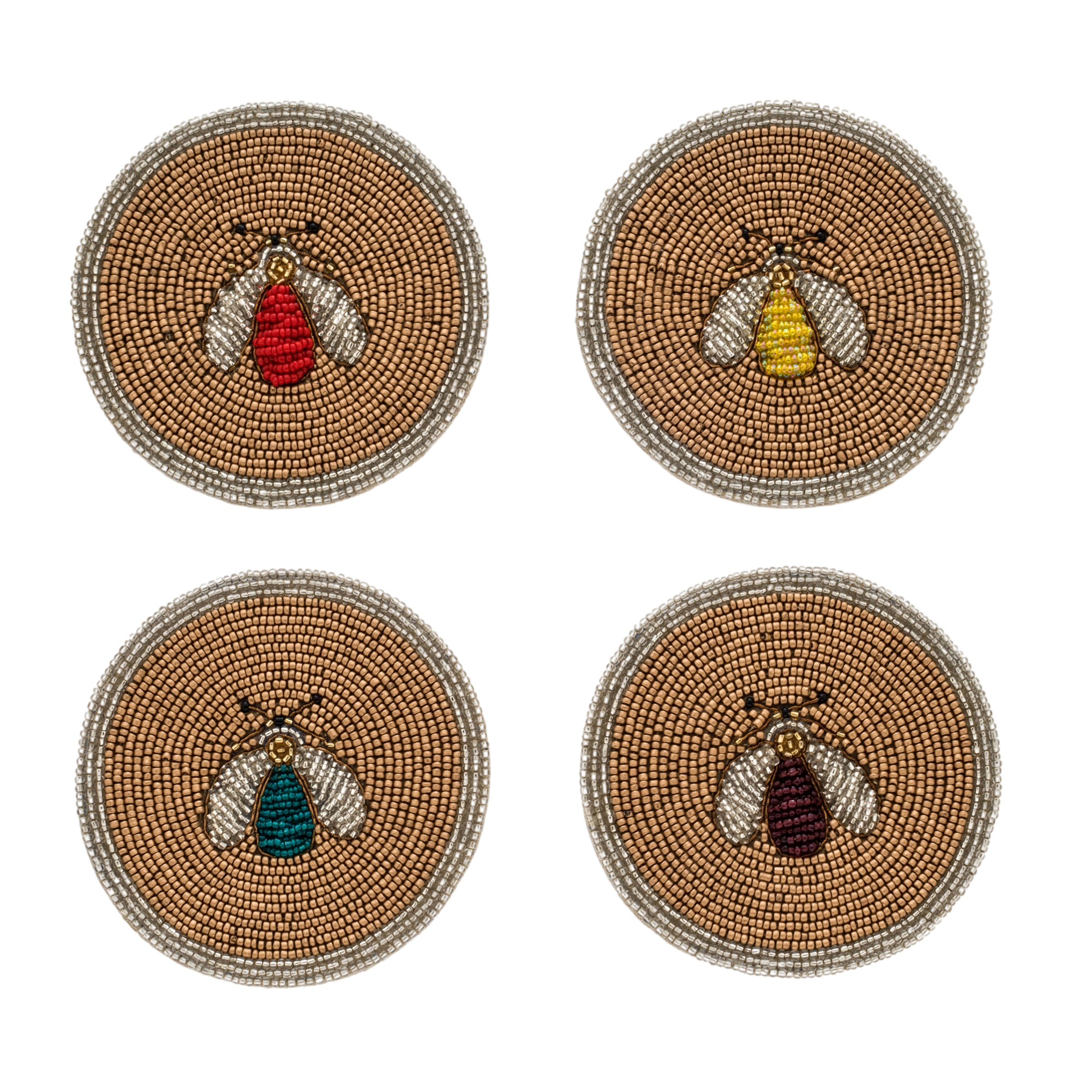 Sparkle Bee Coasters