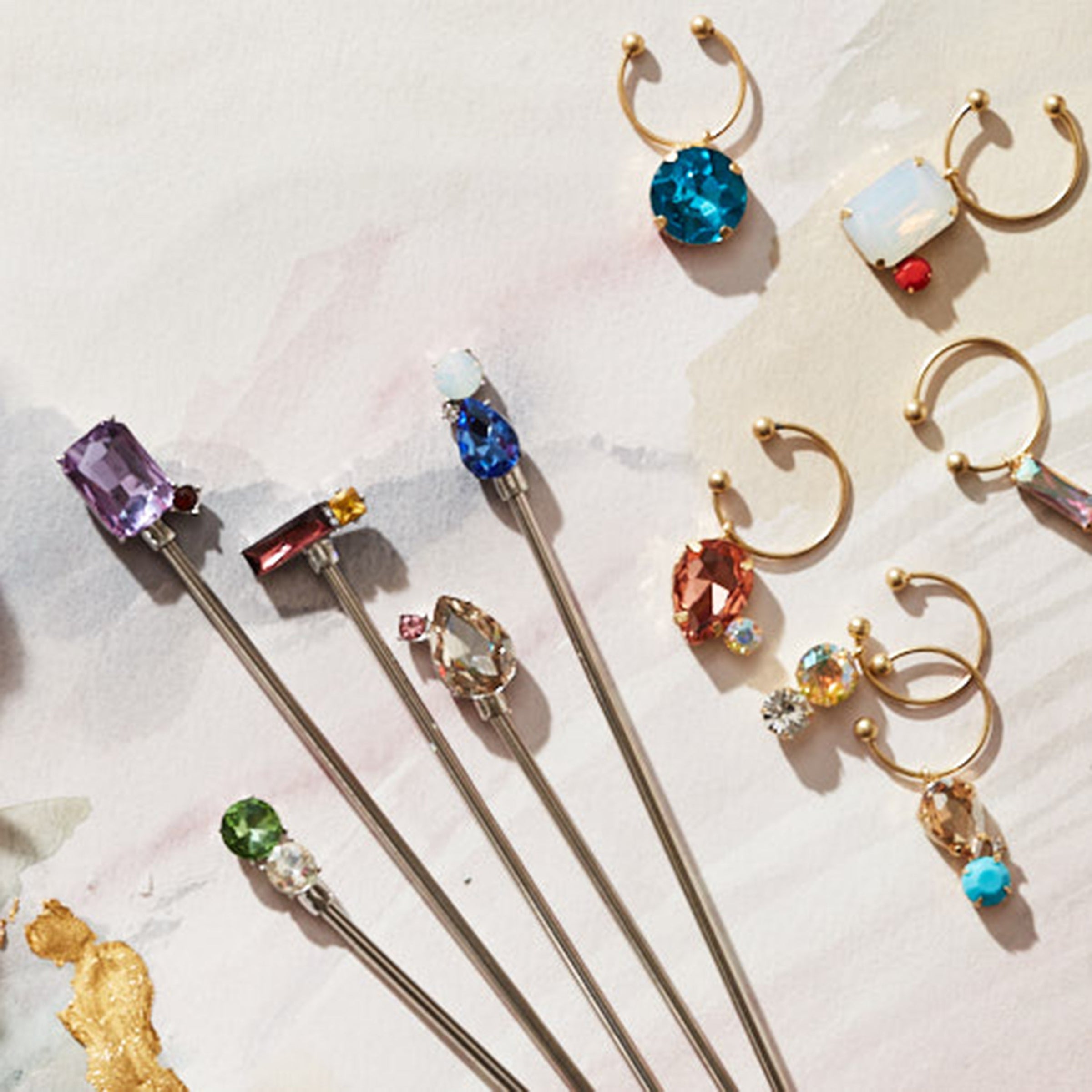Jeweled Cocktail Picks (Set of 6)