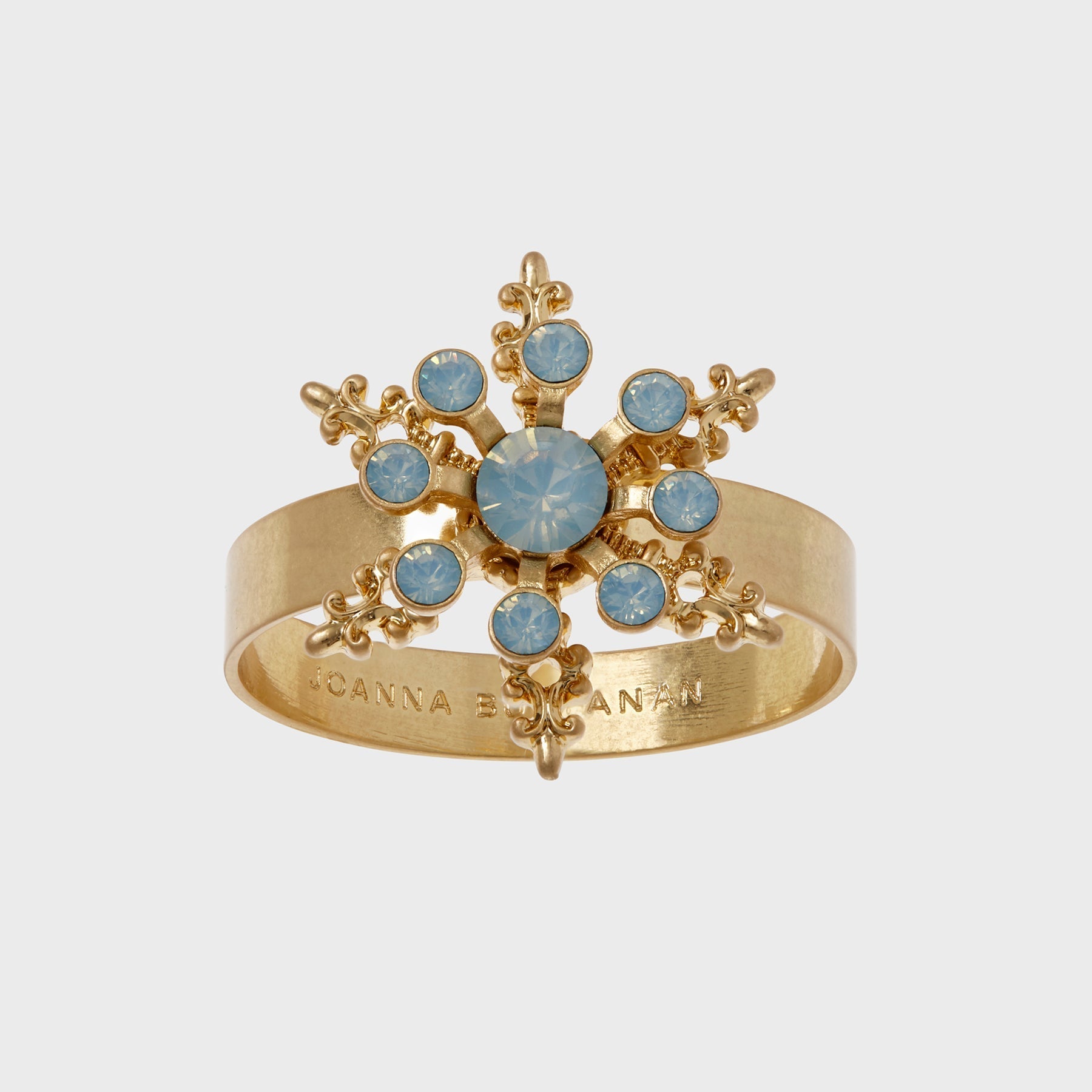 Classic Snowflake Skinny Napkin Rings - Pastel (Set of 4)