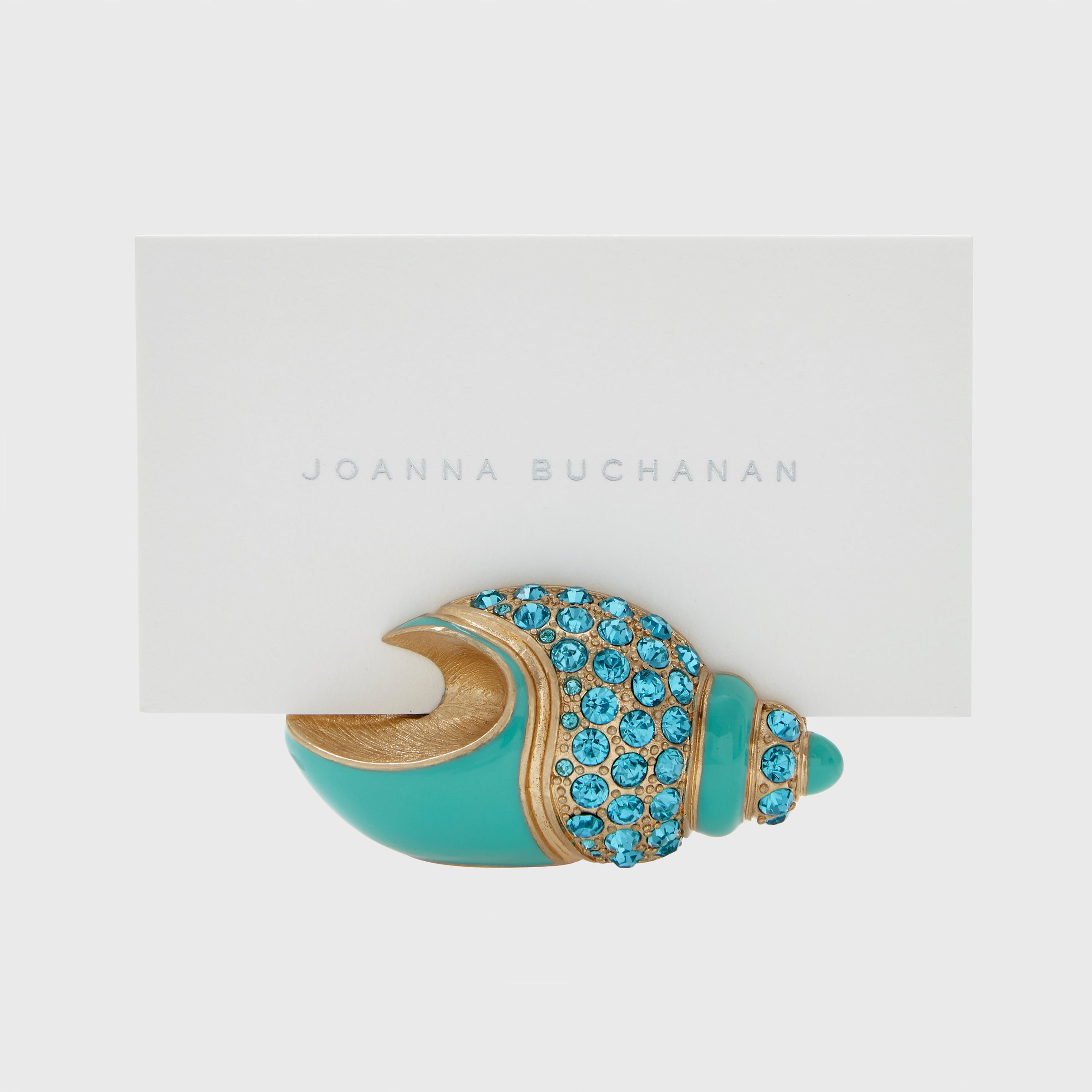 Jeweled Shell Placecard Holders (Set of Two)