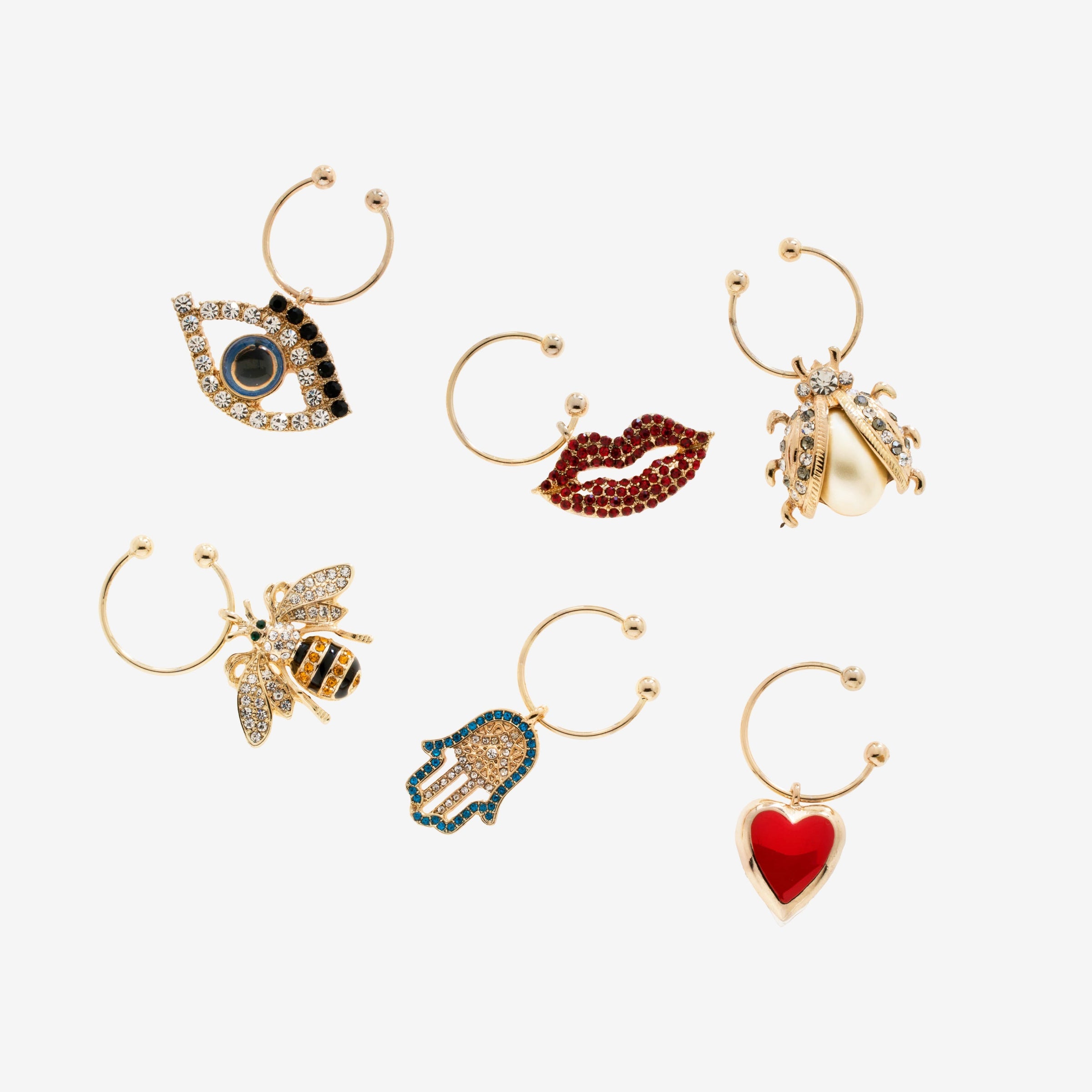 Lucky Charm Wine Charms (Set of 6)