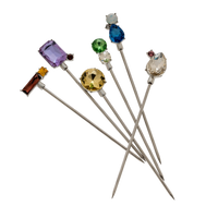 Jeweled Cocktail Picks (Set of 6)
