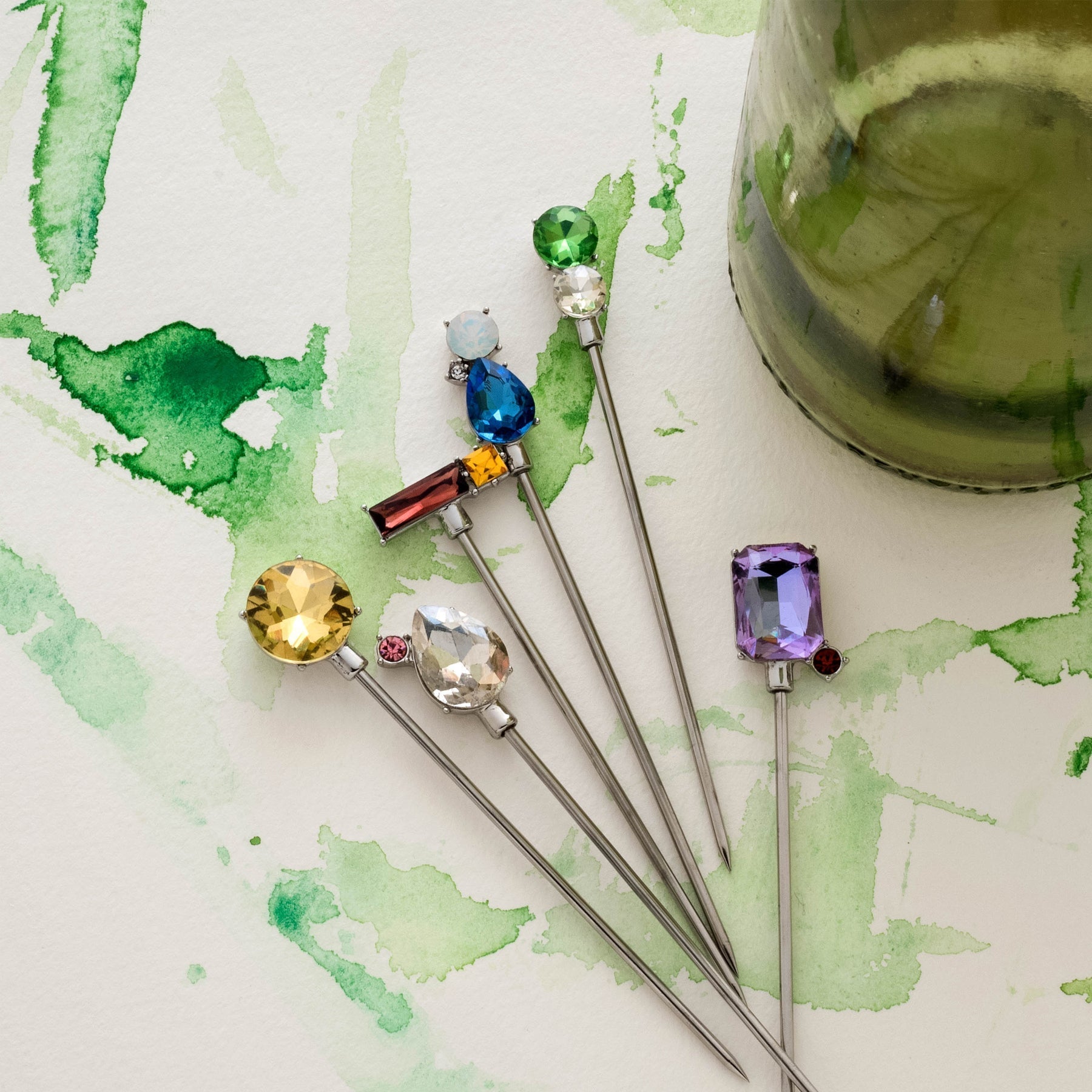 Jeweled Cocktail Picks (Set of 6)