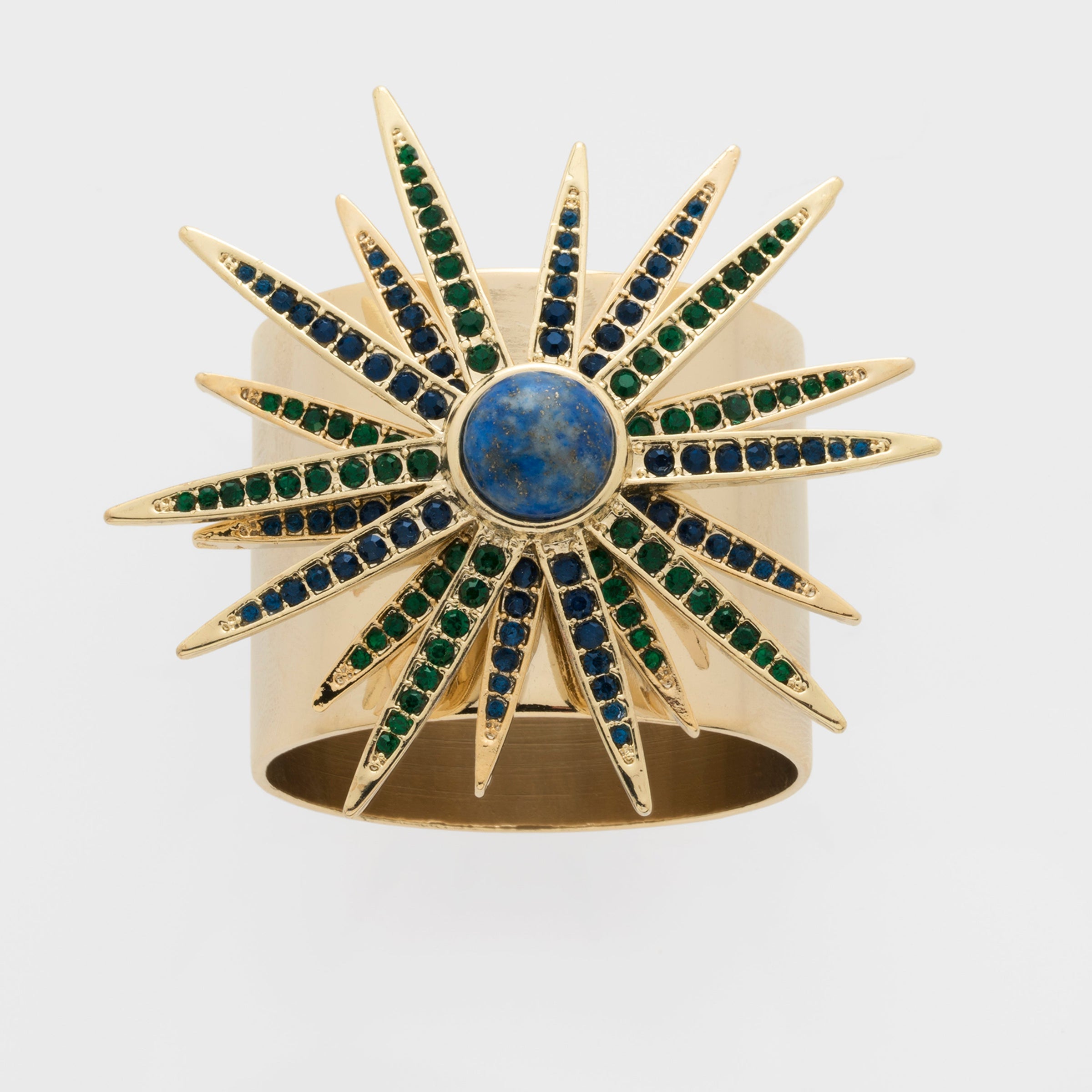 Starburst Napkin Rings - Lapis (Set of 2)