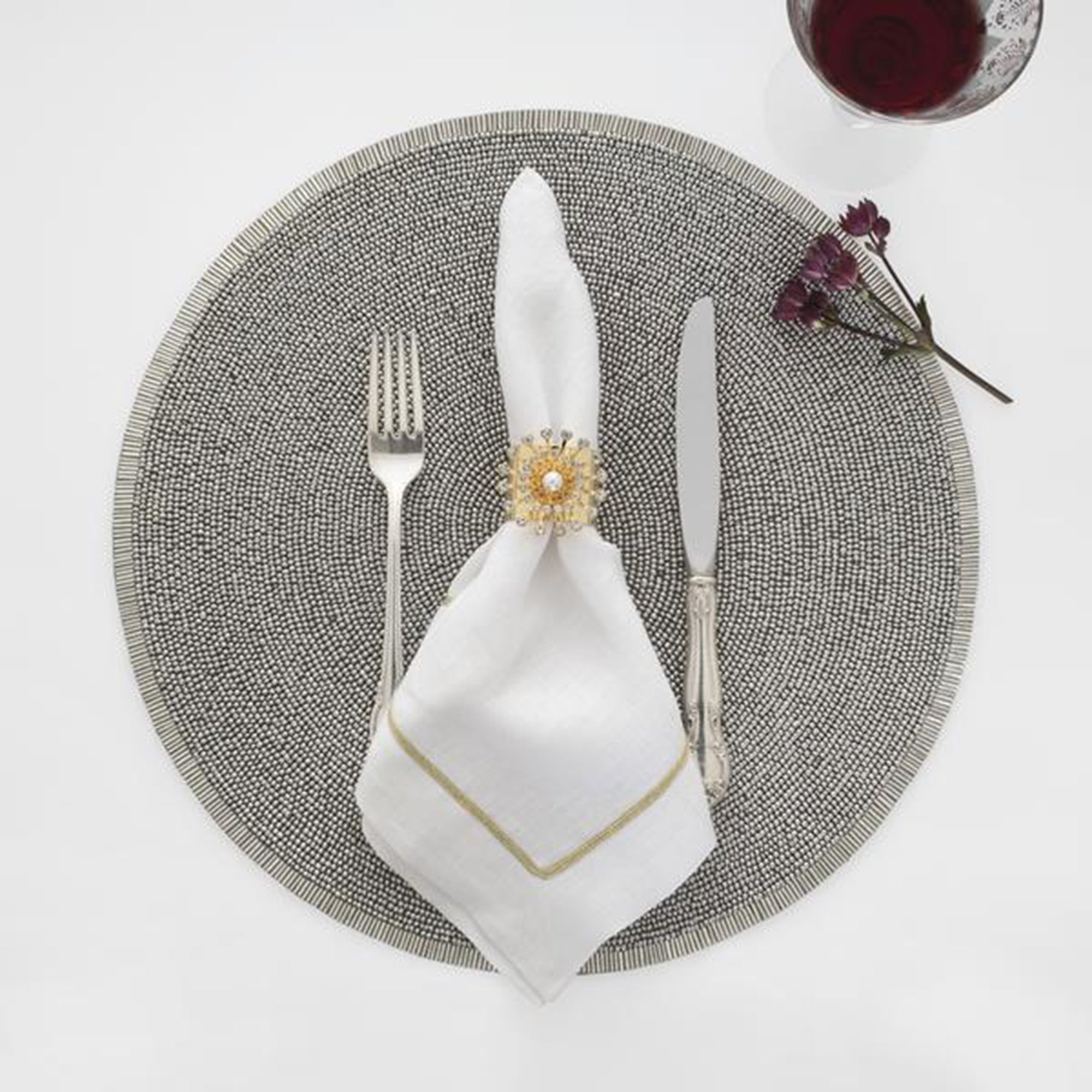 Pearl Star Napkin Rings (Set of 2)
