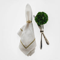 Skinny Stripey Bee Napkin Rings (Set of 4)