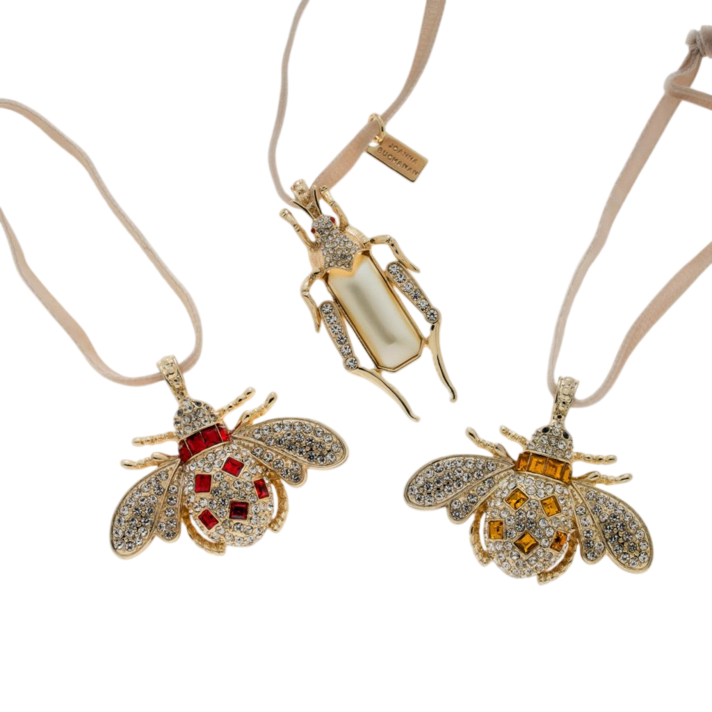 Jeweled Insect Hanging Ornaments (Set of 3)